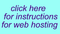 web hosting instructions